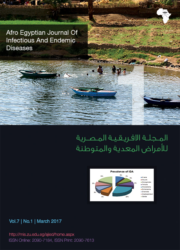 Afro-Egyptian Journal of Infectious and Endemic Diseases