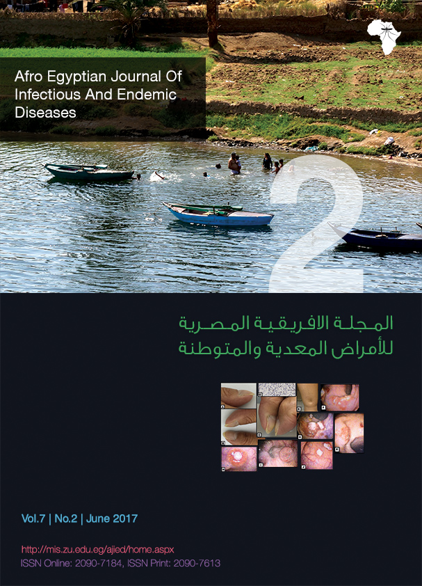 Afro-Egyptian Journal of Infectious and Endemic Diseases